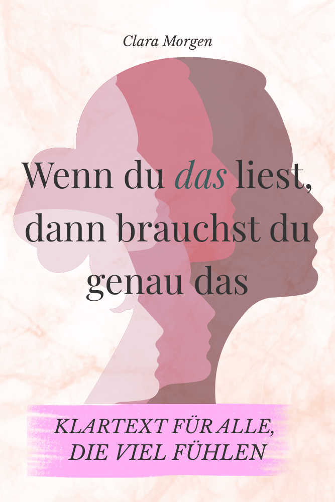 Cover: Wenn du das liest, dann brauchst du genau das